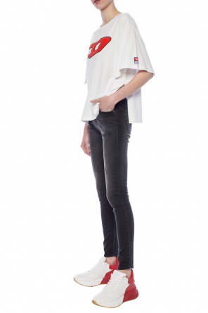 T-shirt z aplikacją z logo, zdjęcie 2 T-shirt z aplikacją z logo od Diesel